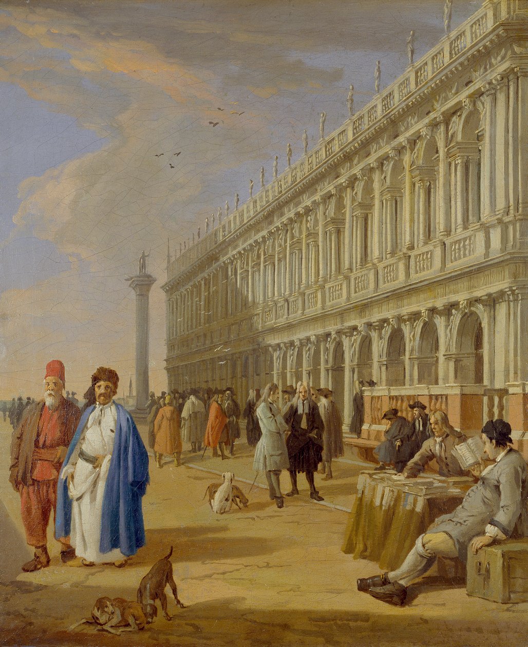 Piazzetta, Venedik, 1720-1729 by Luca Carlevarijs