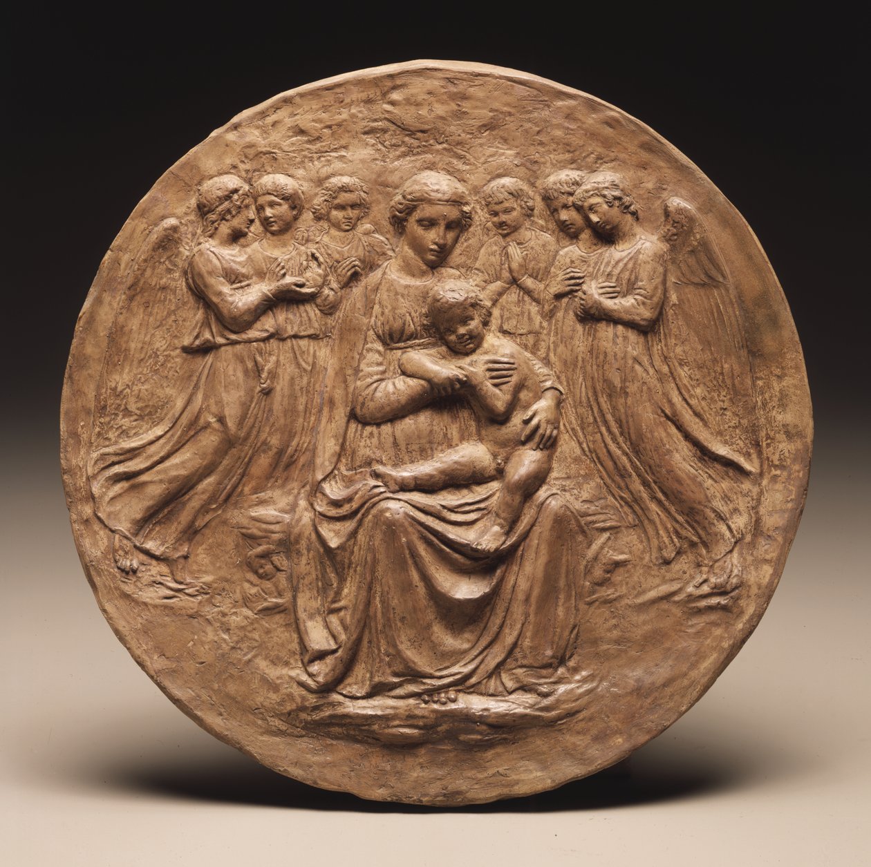 Madonna ve Altı Melekli Çocuk, 1860 dolayları by Luca Della Robbia