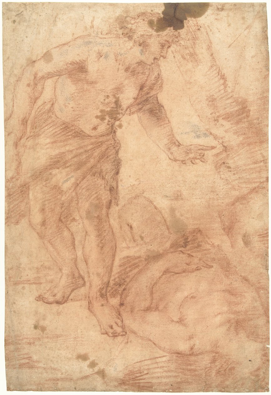 Habil'in cesedindeki Kabil by Luca Giordano