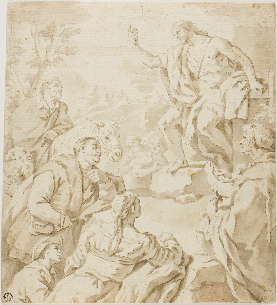Vaftizci Yahya Vaazı by Luca Giordano