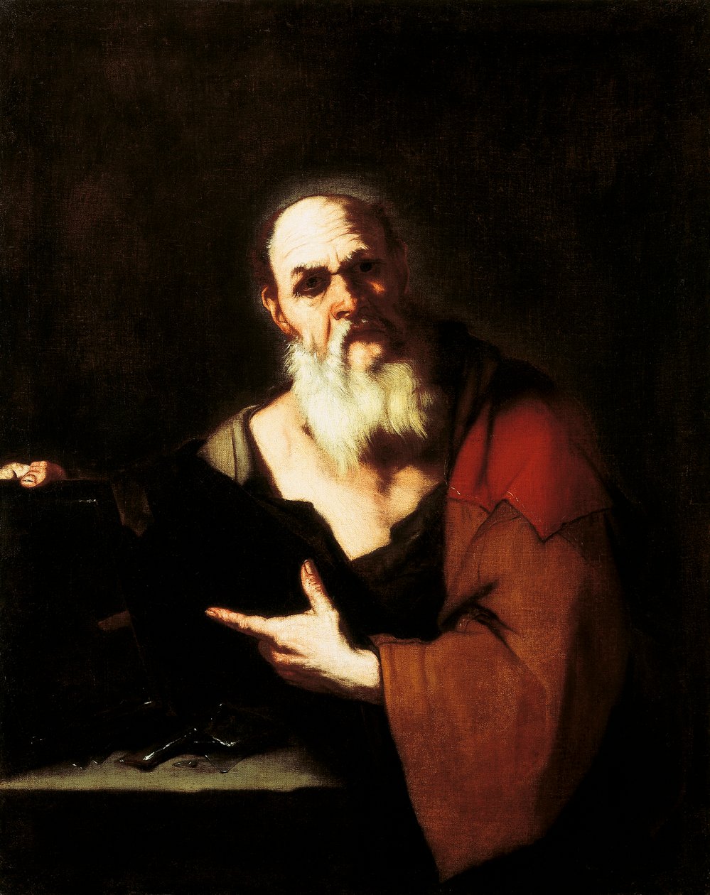 Sokrates, Luca Giordano (1634-1705), tuval üzerine yağlı boya by Luca Giordano