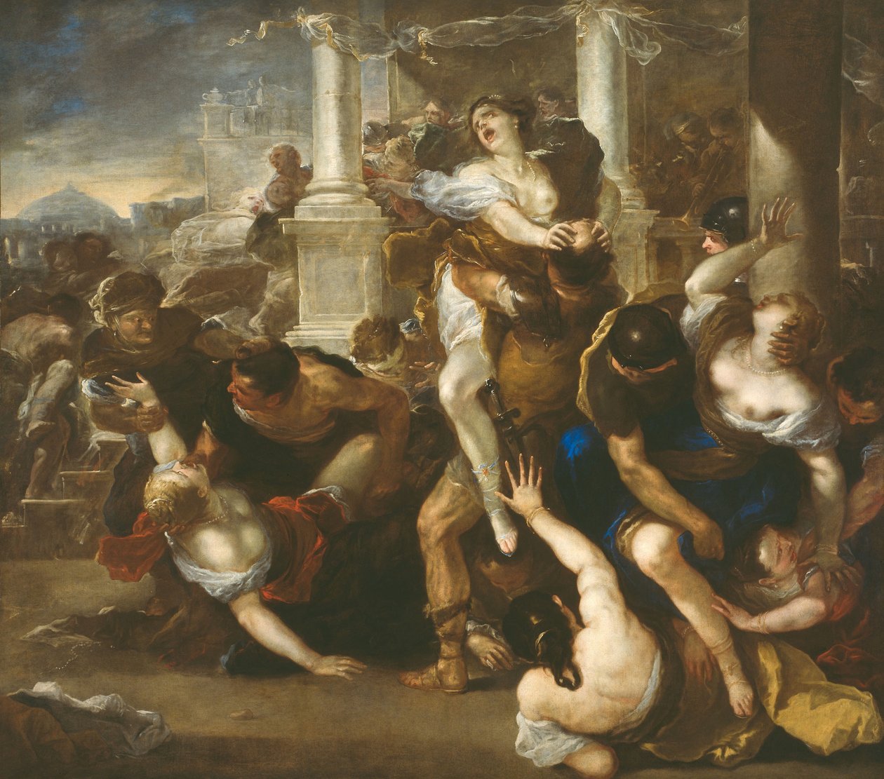 Sabine Kadınlarının Kaçırılması by Luca Giordano