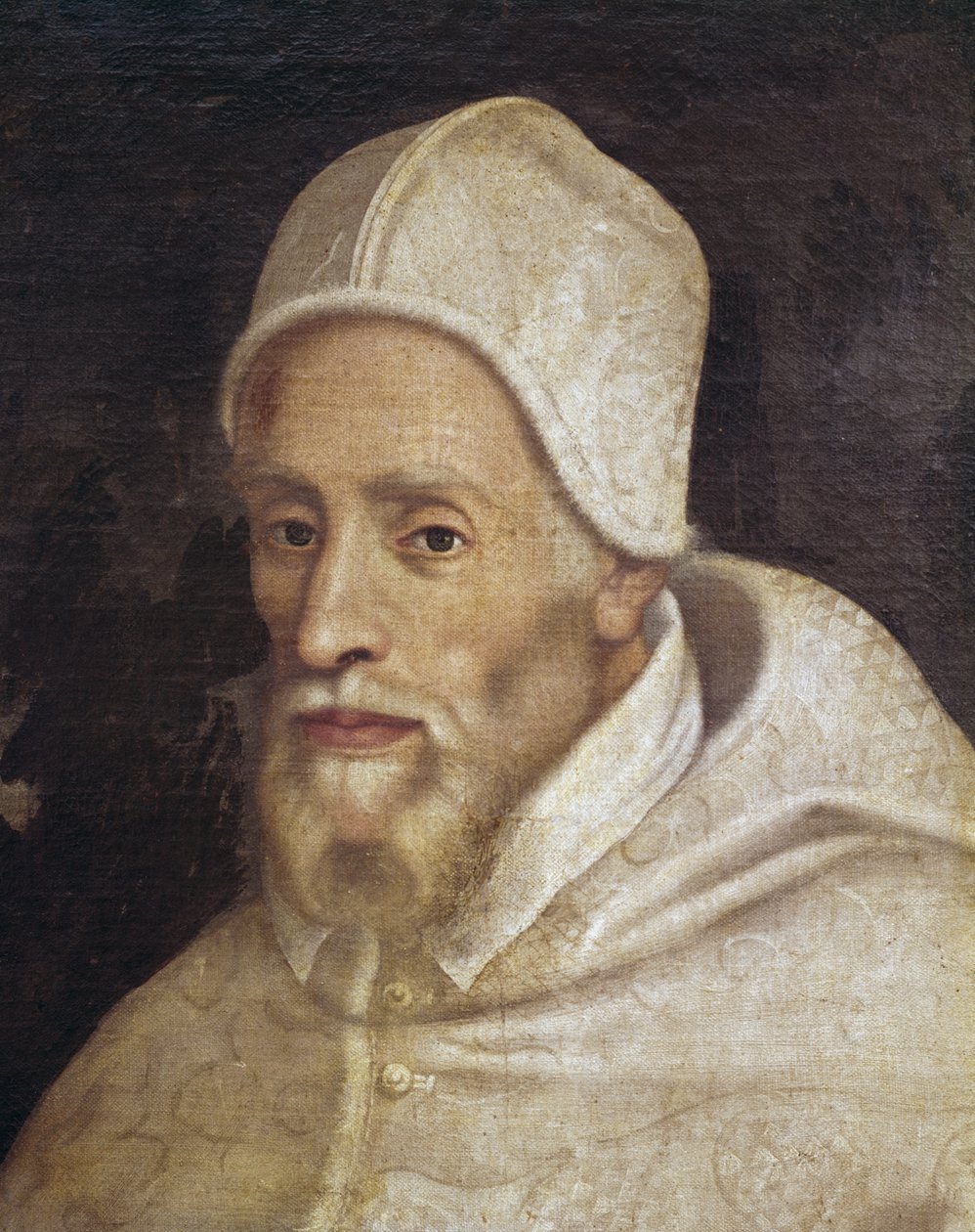 Papa III. Paul'ün Portresi (1468-1549), Luca Longhi'nin (1507-1580) tablosu by Luca Longhi