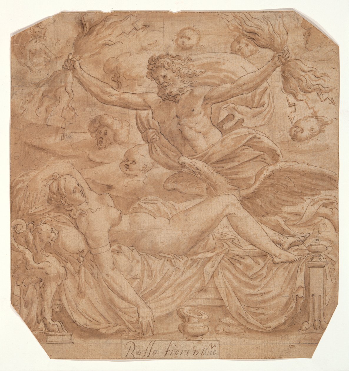 Jüpiter ve Semele by Luca Penni