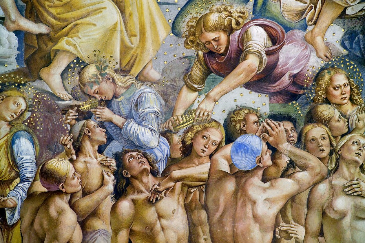 Seçilmiş, Son Yargı fresk döngüsünden by Luca Signorelli