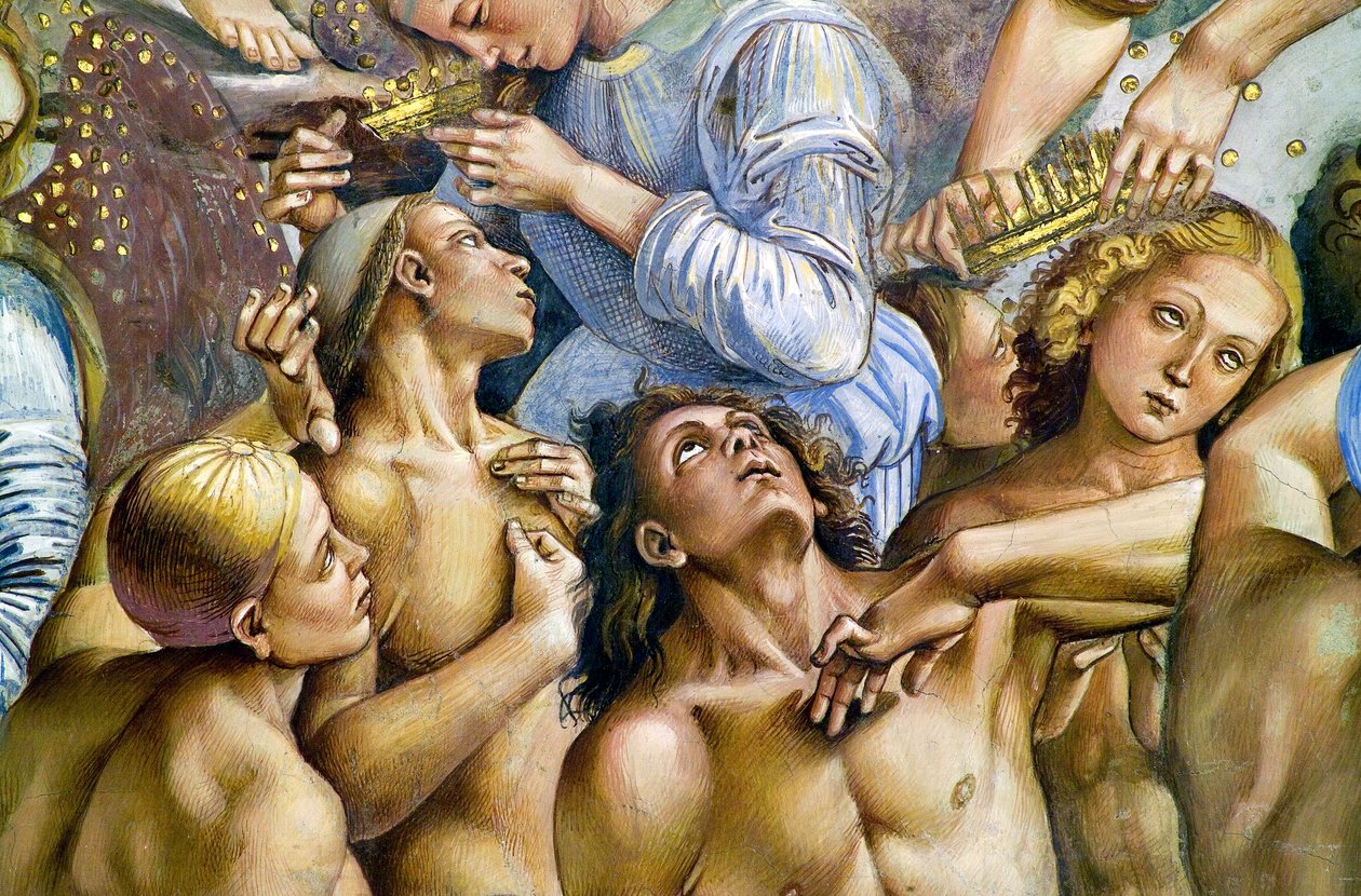 Seçilmiş, Son Yargı fresk döngüsünden by Luca Signorelli