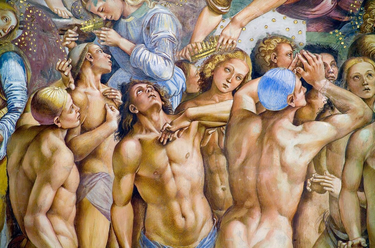 Seçilmiş, Son Yargı fresk döngüsünden by Luca Signorelli