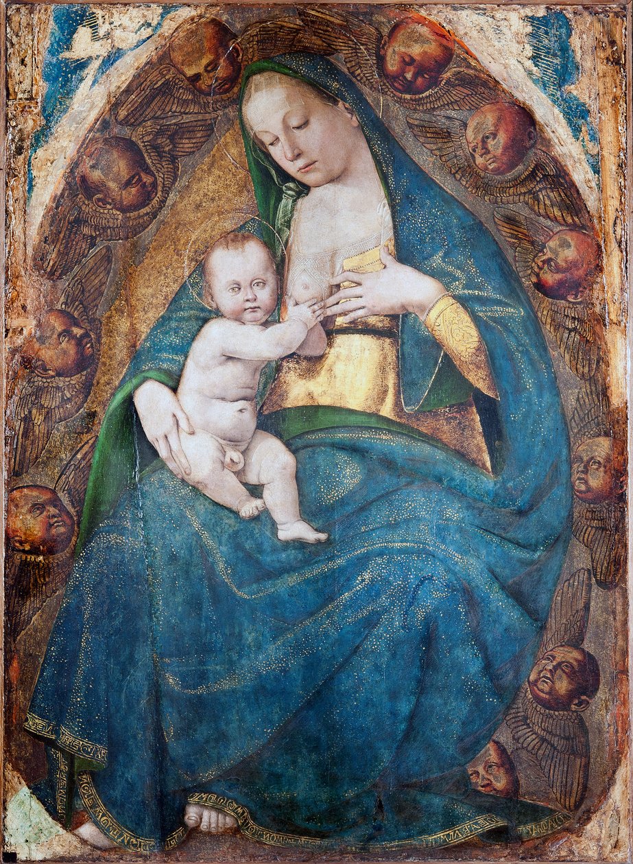 Hemşirelik Madonna, 1482-c.1485 by Luca Signorelli