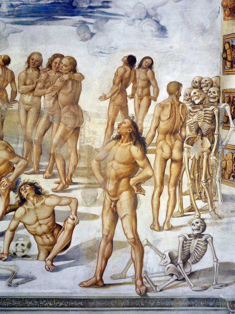 Son Yargı fresk döngüsünden Etin Dirilişi by Luca Signorelli