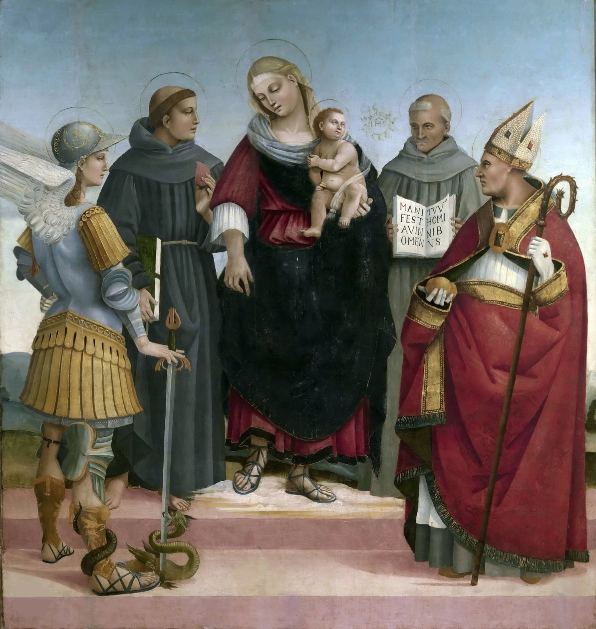 Kutsal Konuşma, yaklaşık 1510-1515. by Luca Signorelli