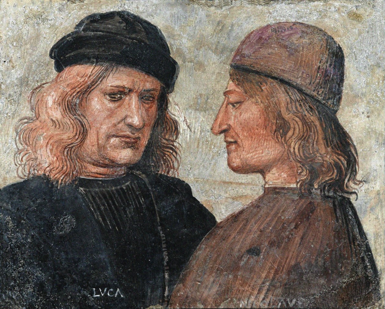 Angelo Franchi tarafından Niccolò ile Otoportre, c. 1504. by Luca Signorelli
