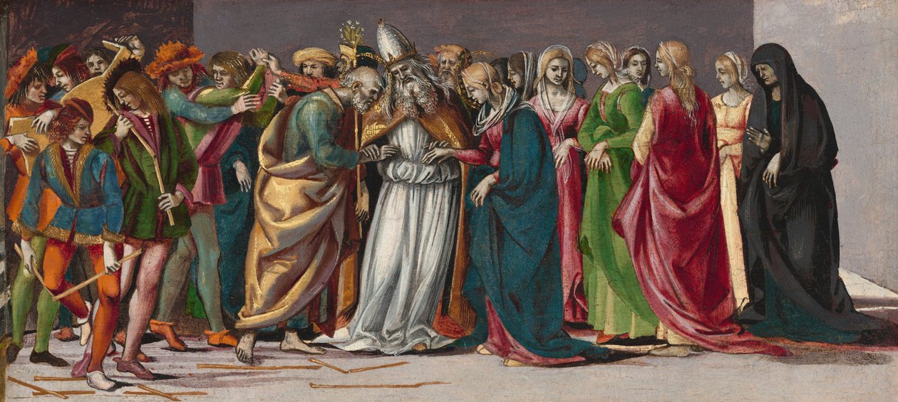 Bakirenin Evliliği, c. 14901491. by Luca Signorelli