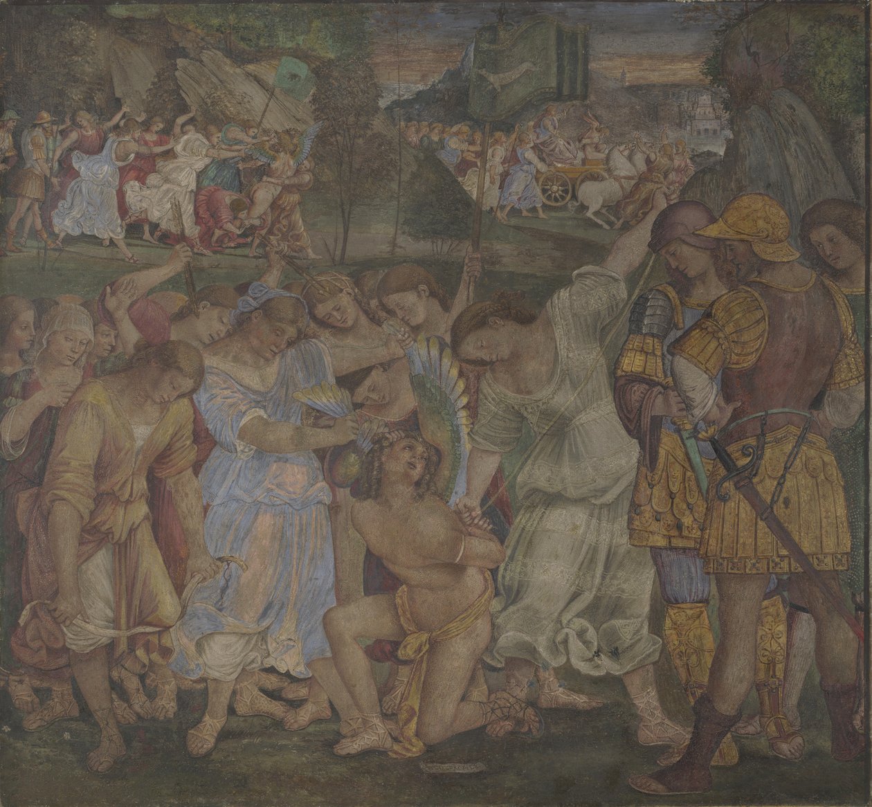 İffetin Zaferi: Palazzo del Magnifico, Siena, 1509