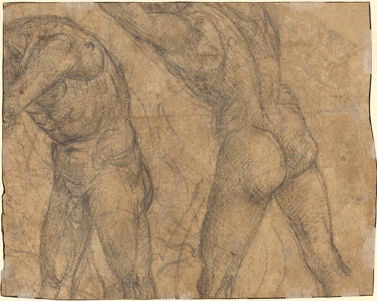 İki Çıplak Figür [verso] by Luca Signorelli