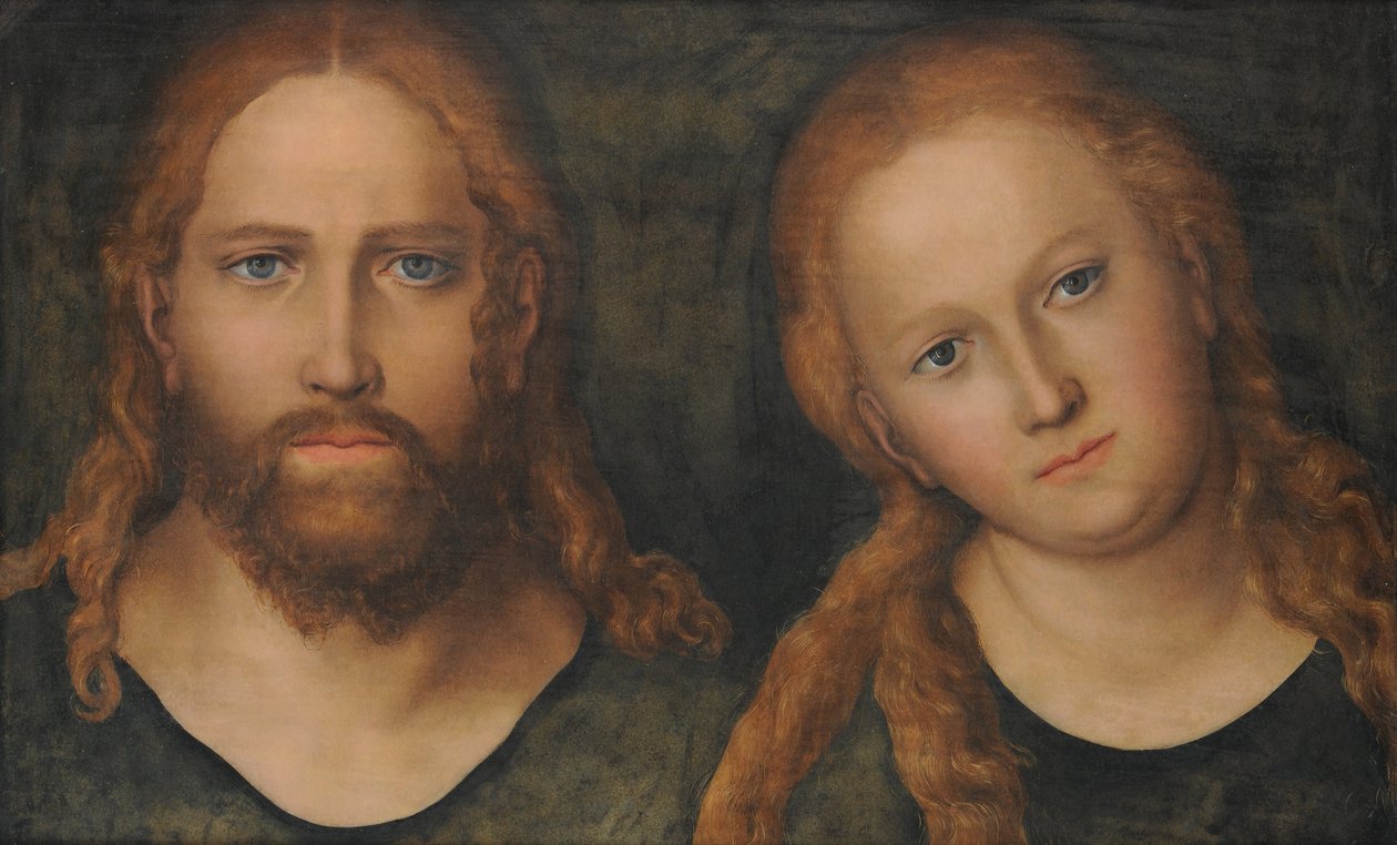 İsa ve Meryem by Lucas Cranach the Elder