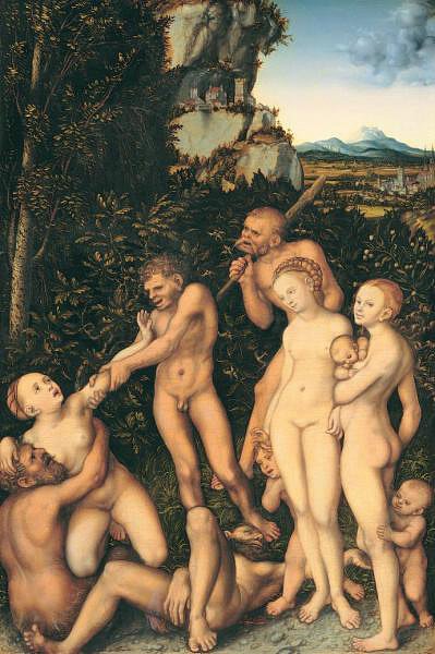 Kıskançlığın meyveleri by Lucas Cranach the Elder