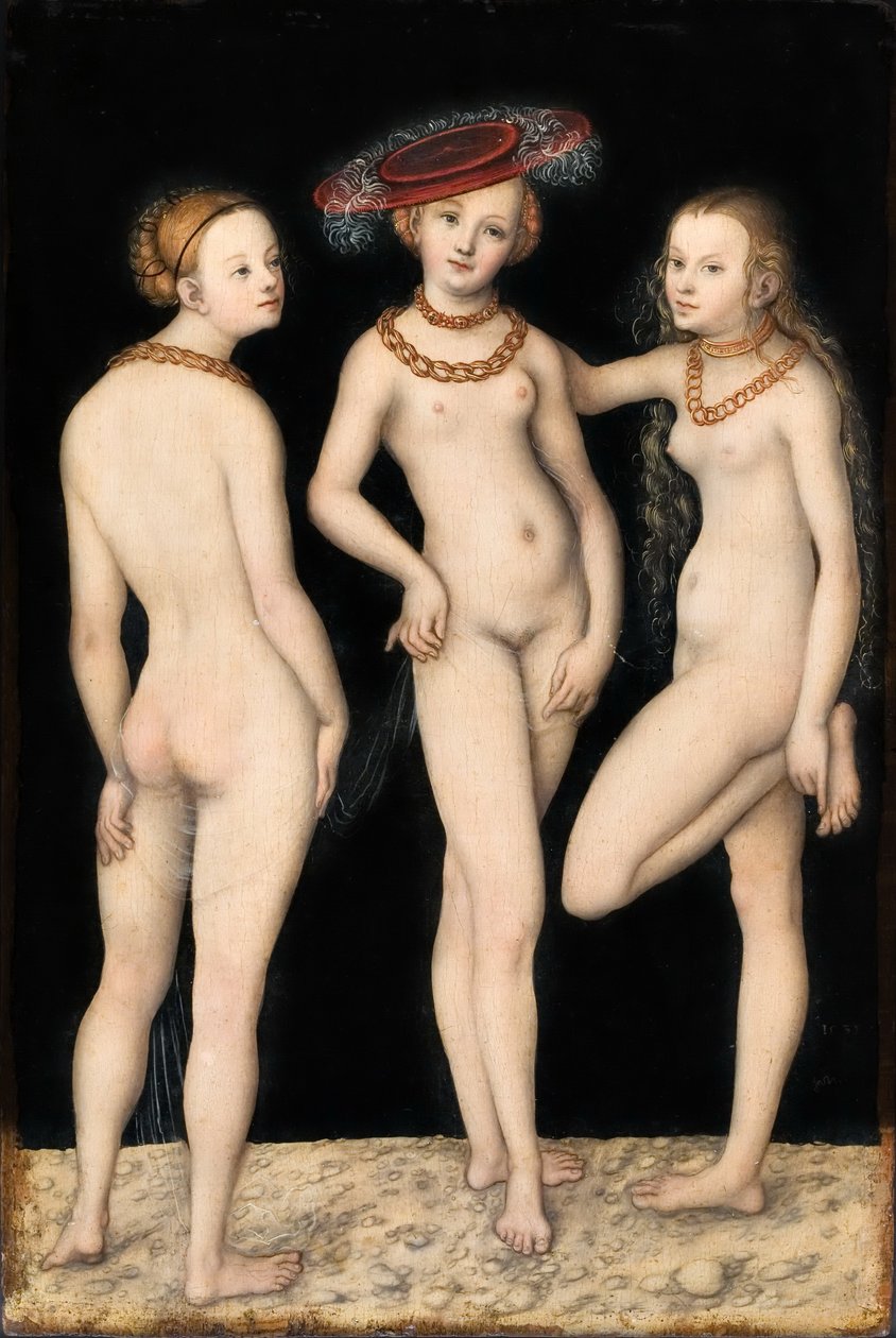 Drei Grazien by Lucas Cranach the Elder