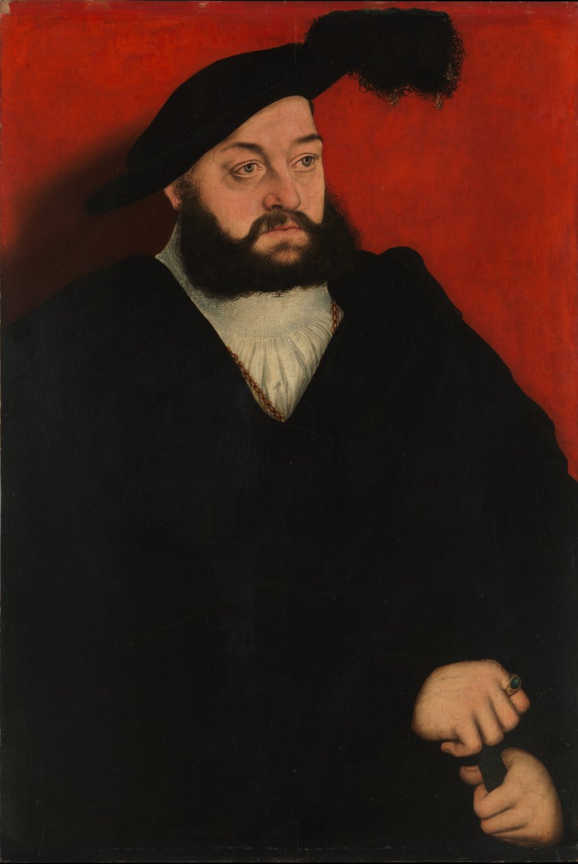 Johann the Younger, Saksonya Kalıtsal Prensi by Lucas Cranach the Elder