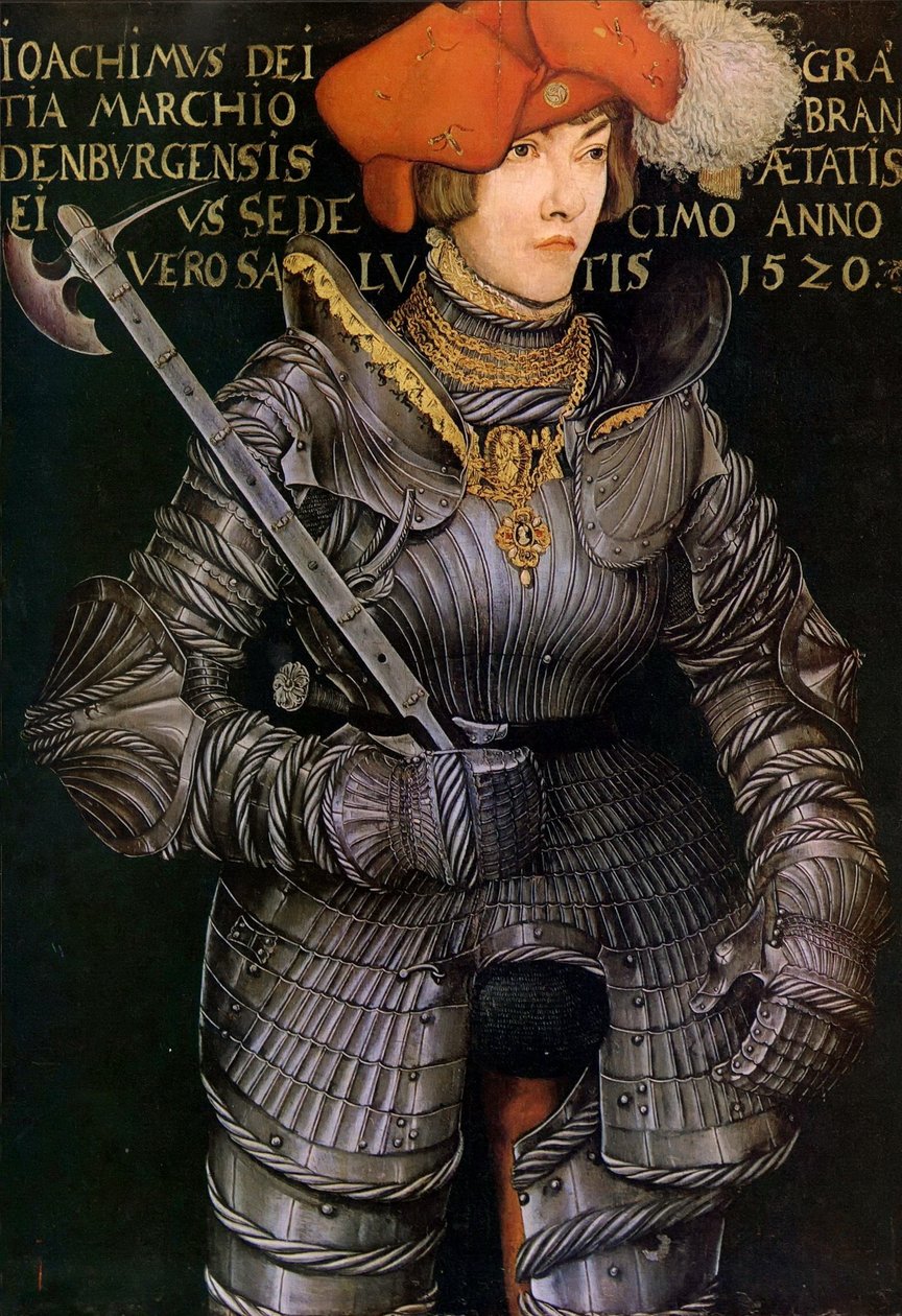 Brandenburglu Seçmen II. Joachim by Lucas Cranach the Elder