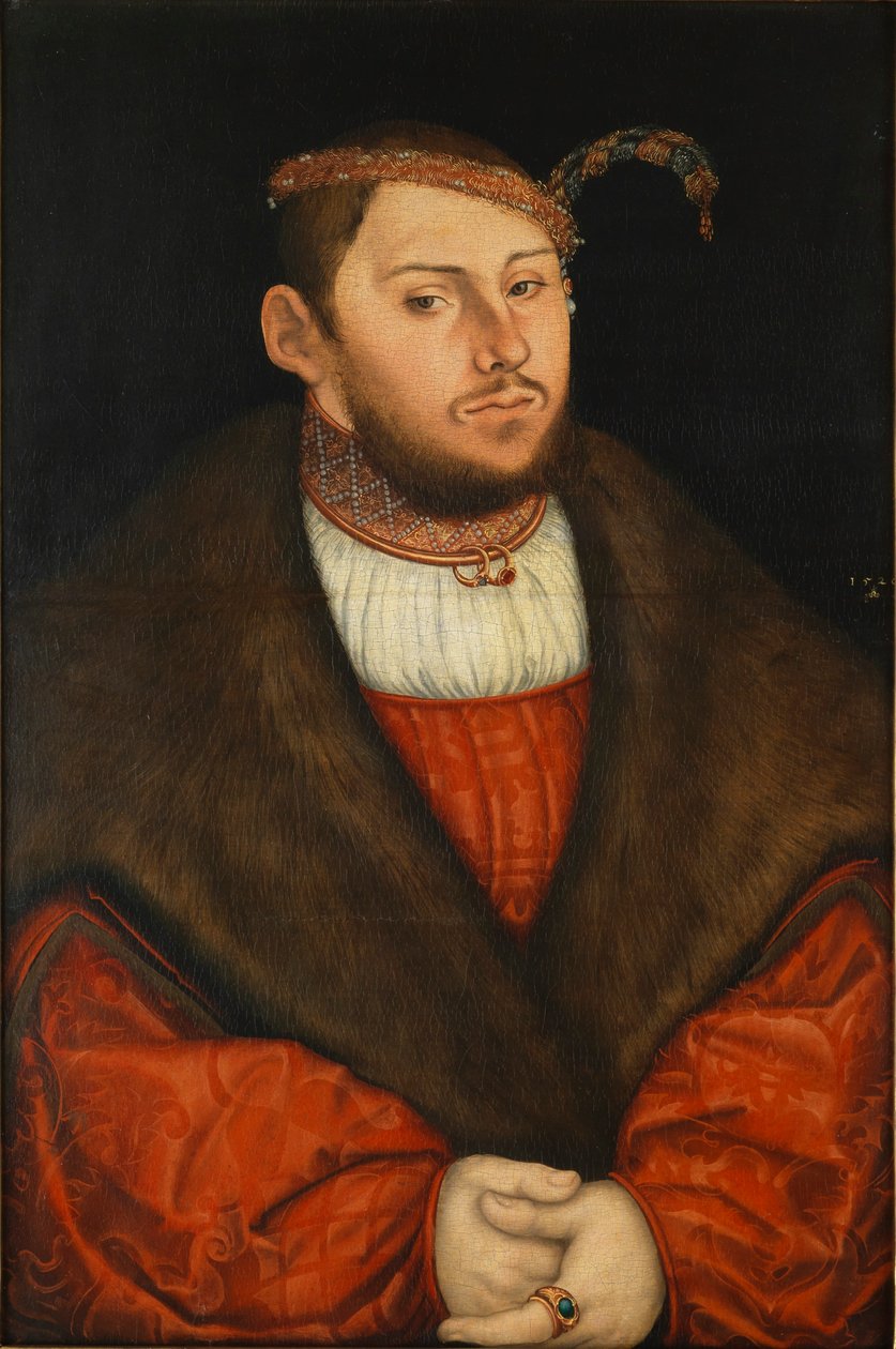 Saksonya Prensi Seçmen Johann Friedrich by Lucas Cranach the Elder
