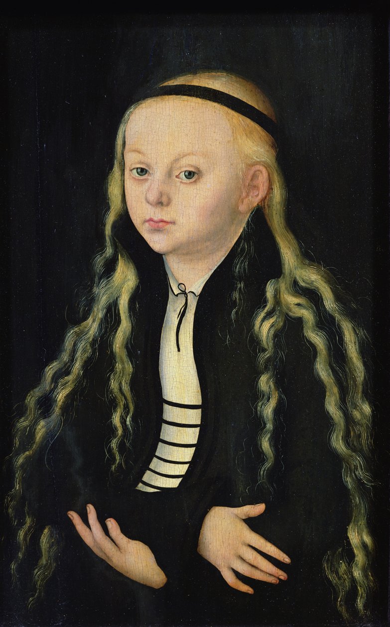 Genç Bir Kızın Portresi, muhtemelen Magdalena Luther (1529-42) by Lucas Cranach the Elder