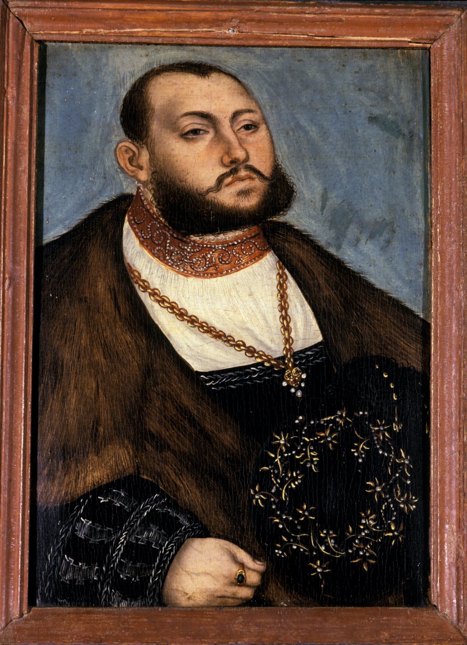 Aziz John Frederick, Saksonya Seçmeni, 1535 by Lucas Cranach the Elder