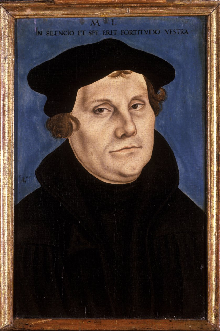 Martin Luther, 1529 by Lucas Cranach the Elder