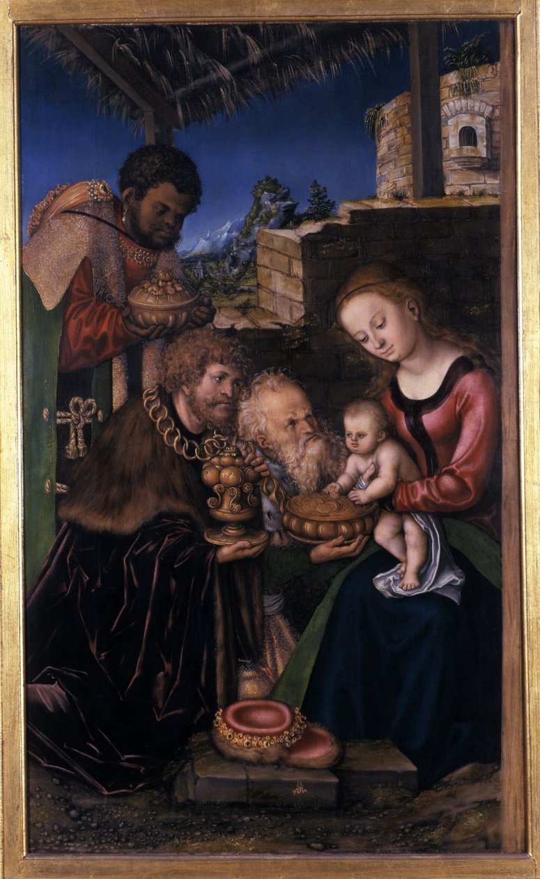 Büyücülerin Hayranlığı, 1513-16 by Lucas Cranach the Elder