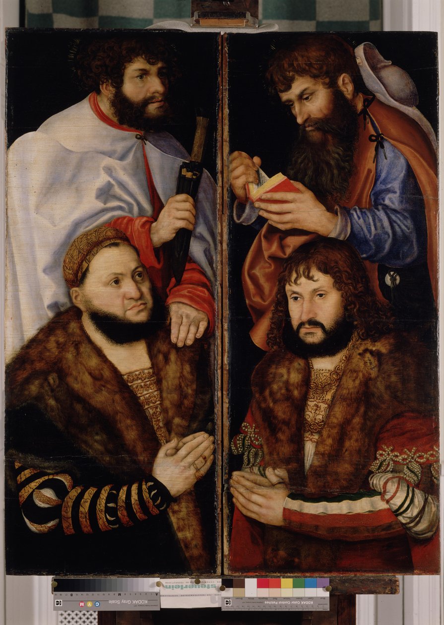 Bakire Altarpiece veya sözde Princes Altarpiece [sol kanat] by Lucas Cranach the Elder
