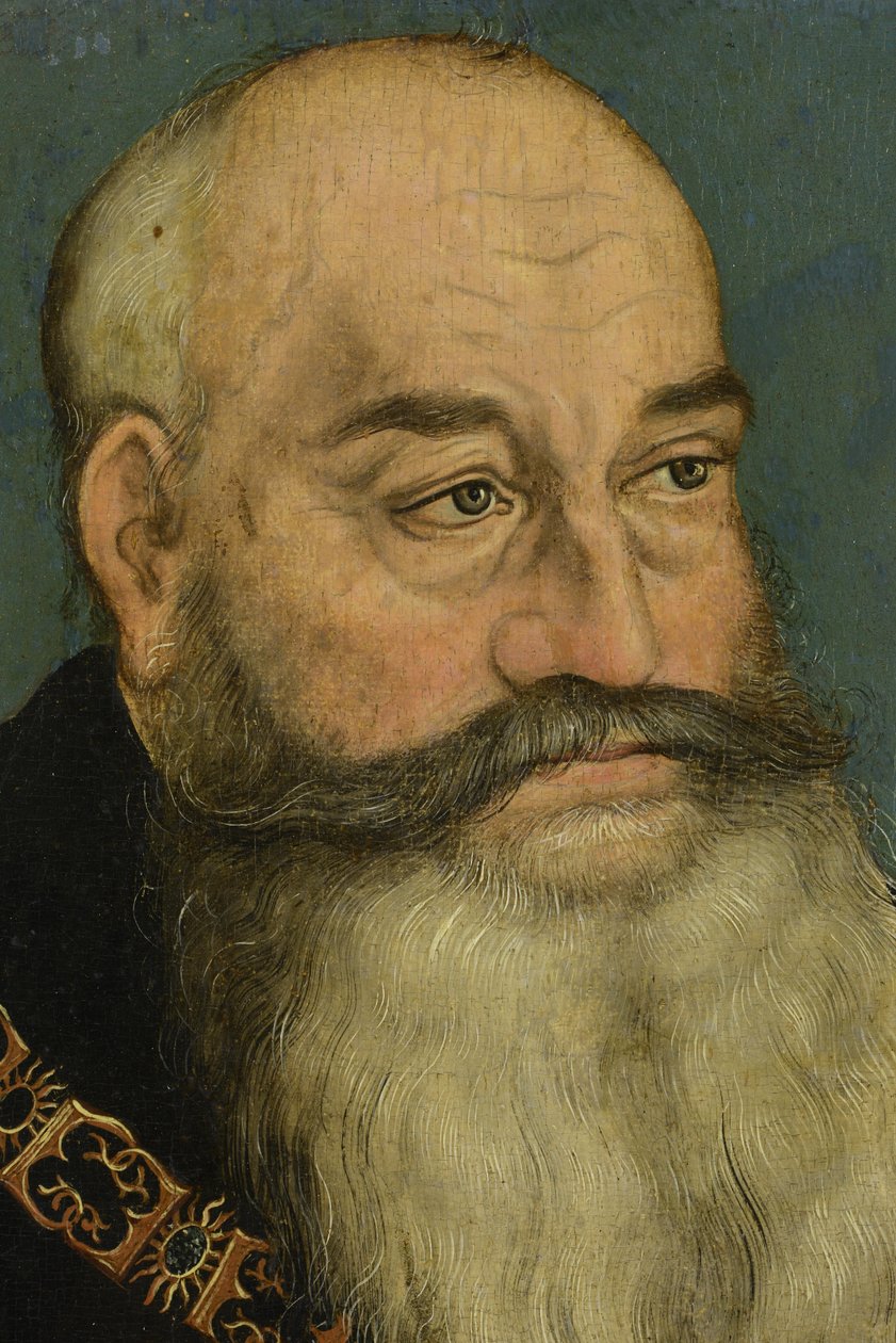Sakallı Georg, Saksonya Dükü by Lucas Cranach the Elder