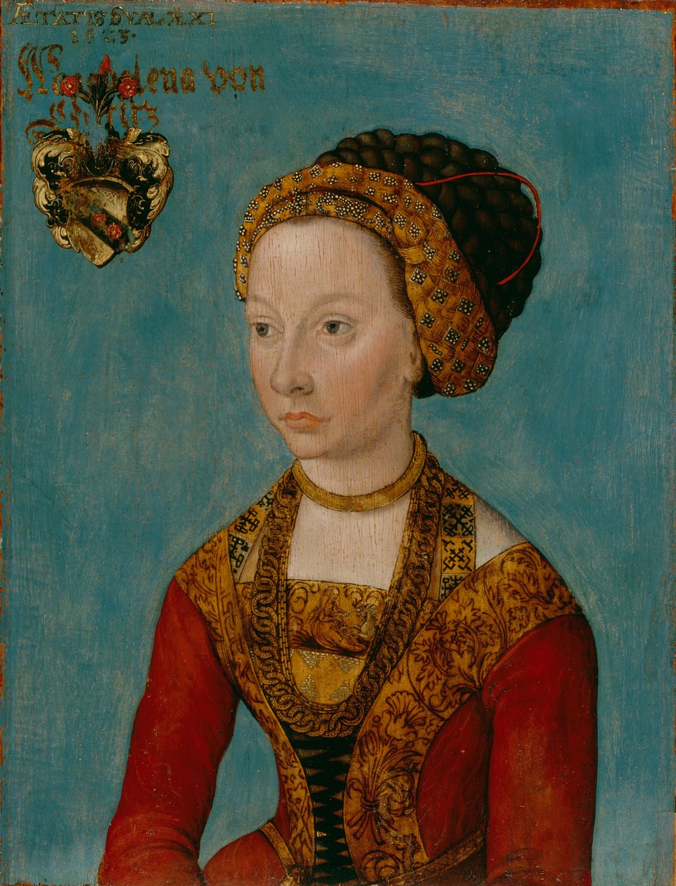 bir gelin portresi by Lucas Cranach the Elder