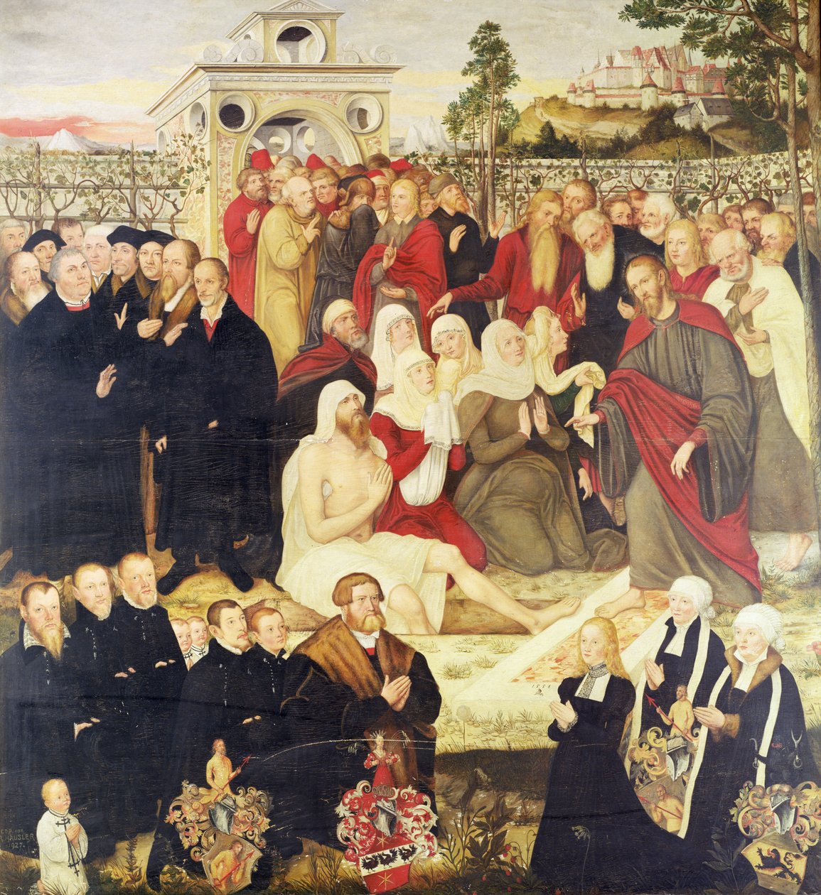 Mucize yaratan reformcular grubu (ayrıca bkz. 308463) by Lucas Cranach the Younger