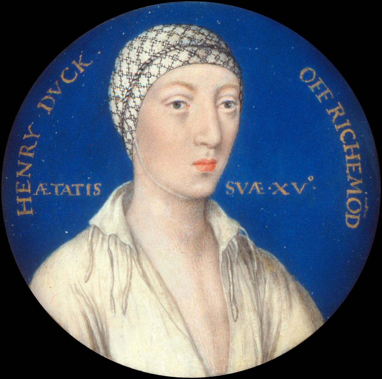 Henry Fitzroy, Richmond Dükü ve Somerset 1519-36 by Lucas Horenbout or Hornebault