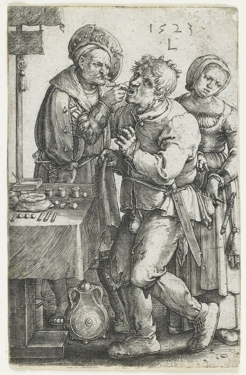 Diş Hekimi, 1523 by Lucas van Leyden