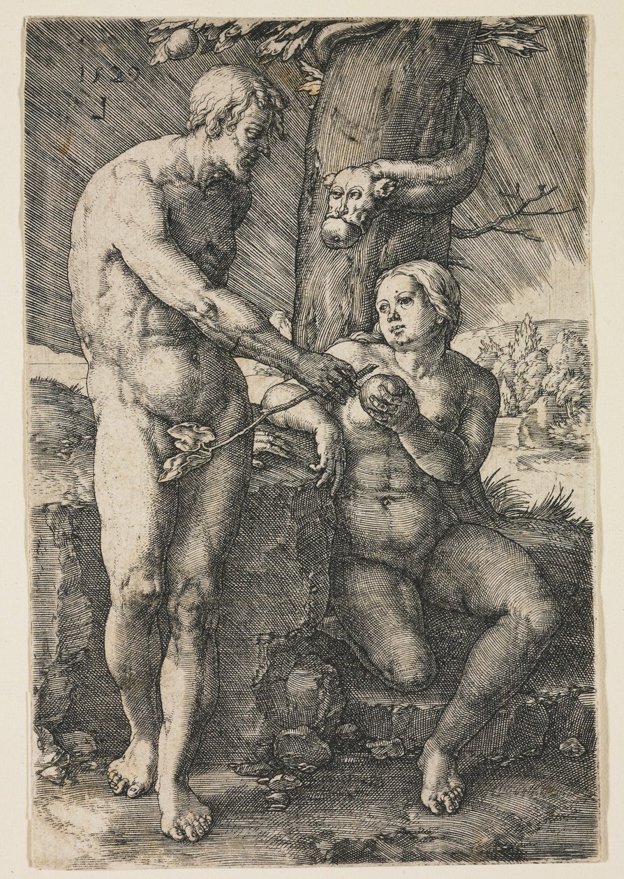 İnsanın Düşüşü, 1529 by Lucas van Leyden