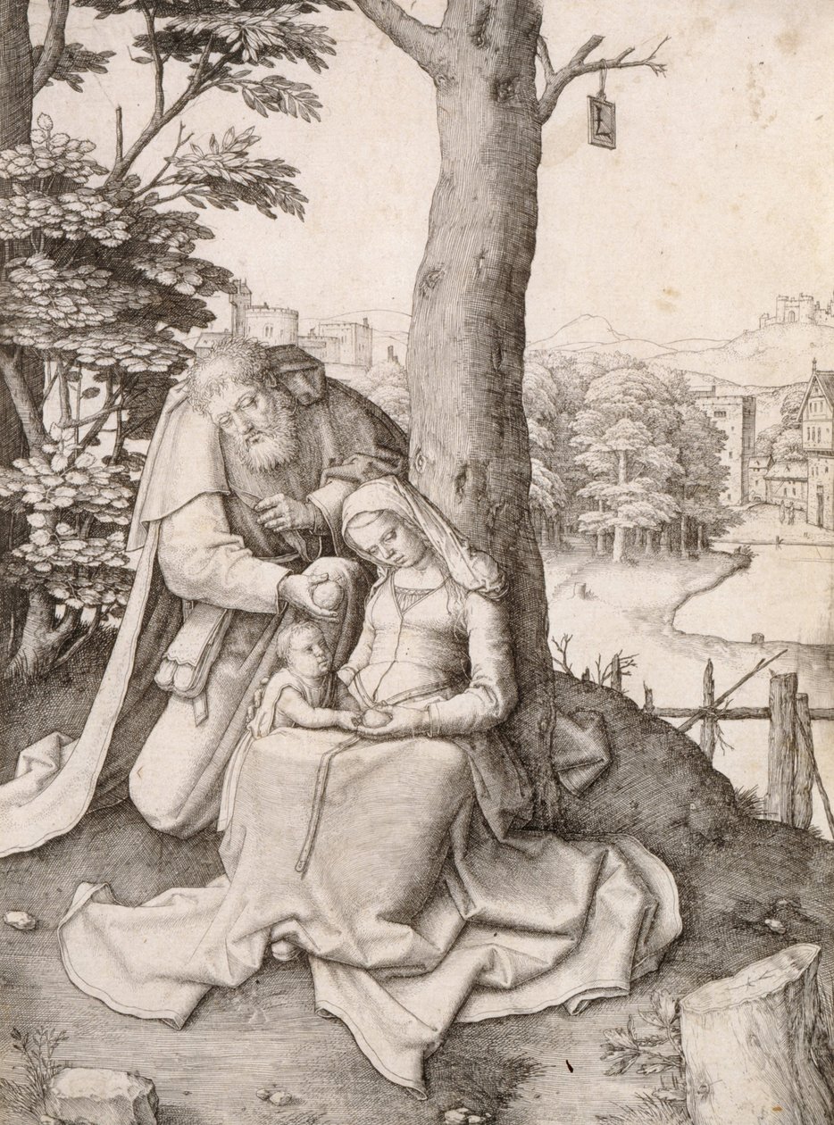Kutsal Aile by Lucas van Leyden