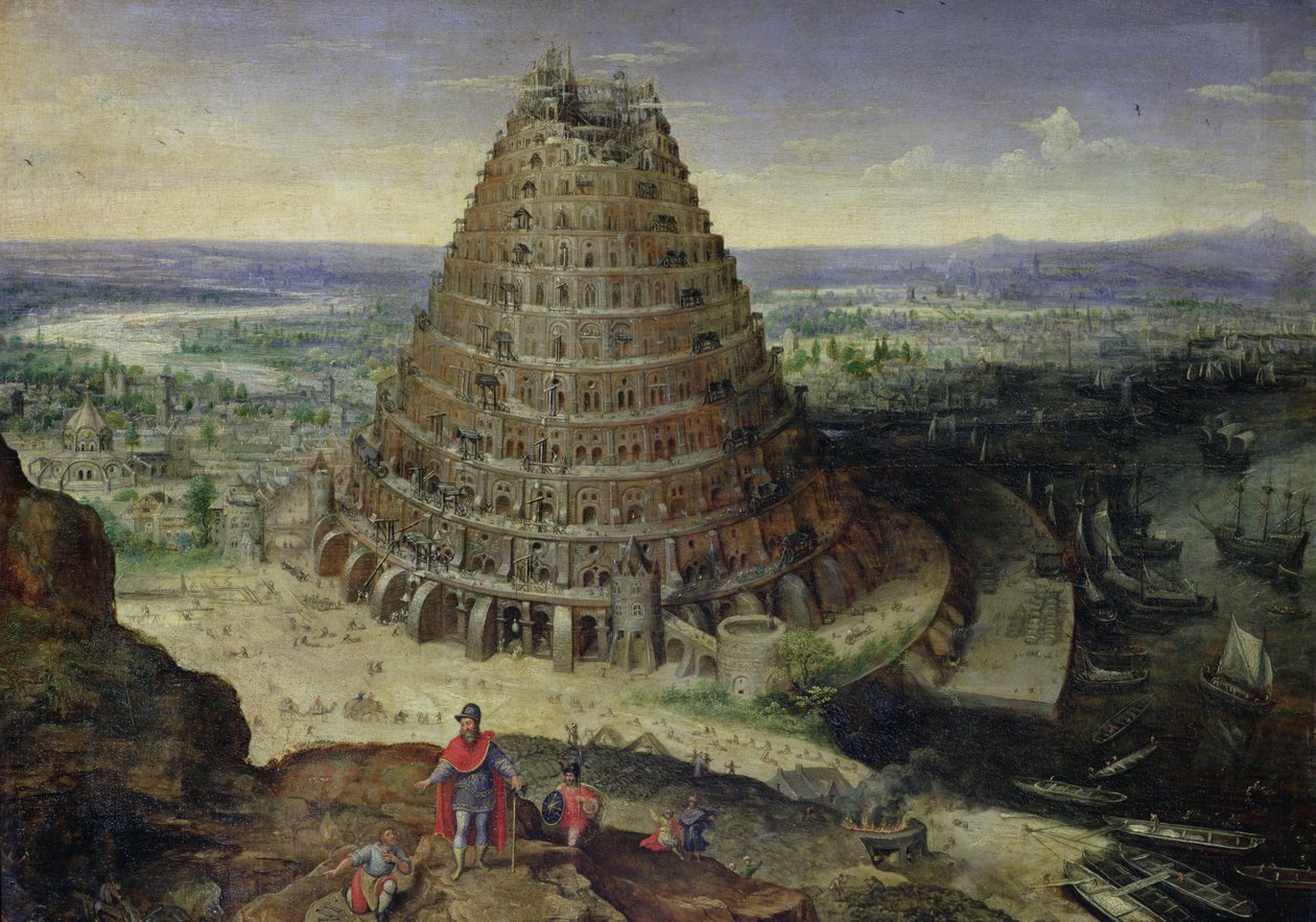 Babil Kulesi, 1594 by Lucas van Valckenborch