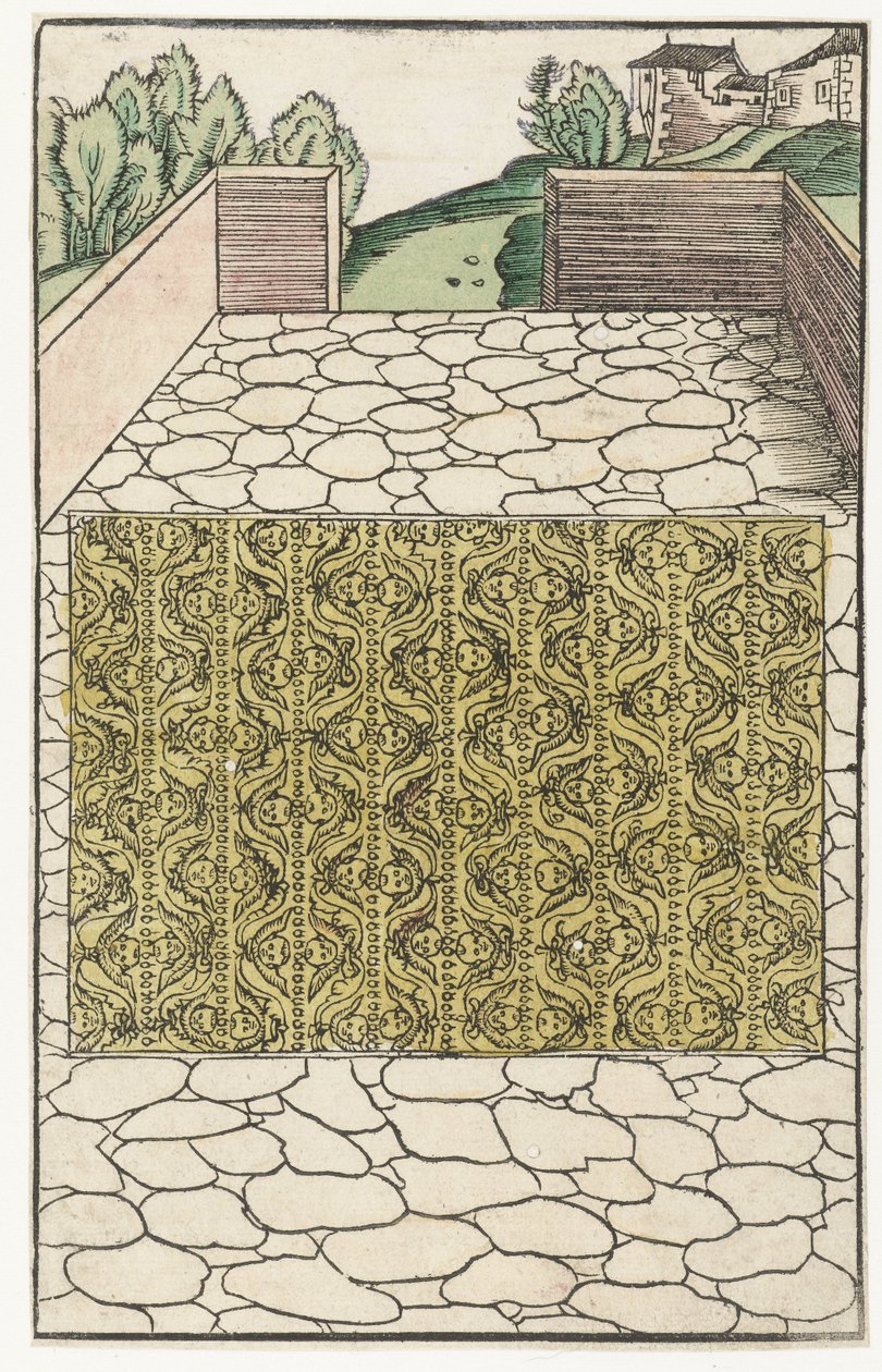 Kerubim desenli çadır by Lucas Cranach