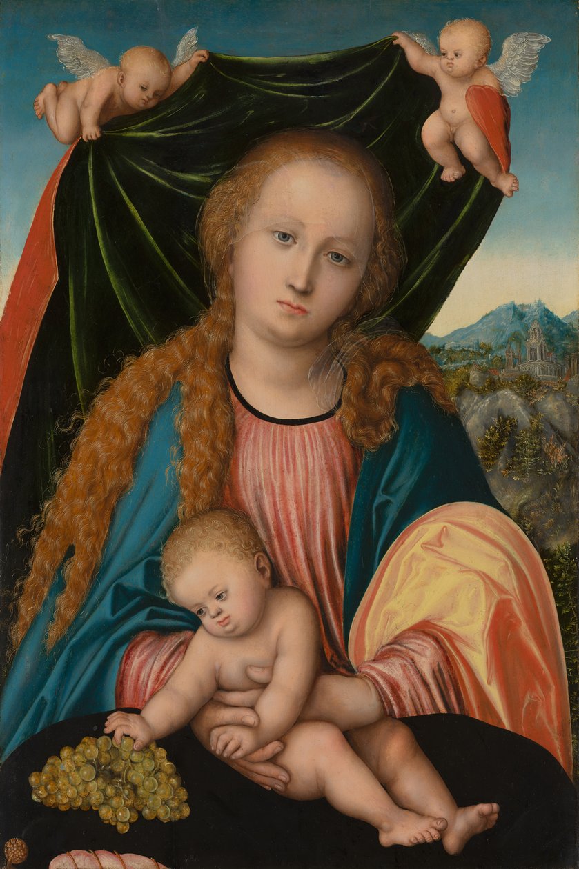Bakire ve Çocuk, c. 1515-20 by Lucas Cranach