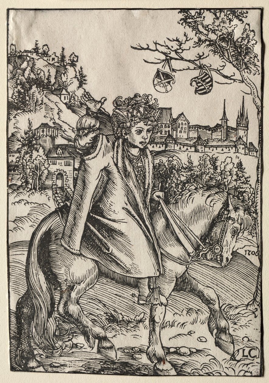 Atlı Bir Çocuk, 1506. by Lucas Cranach the Elder