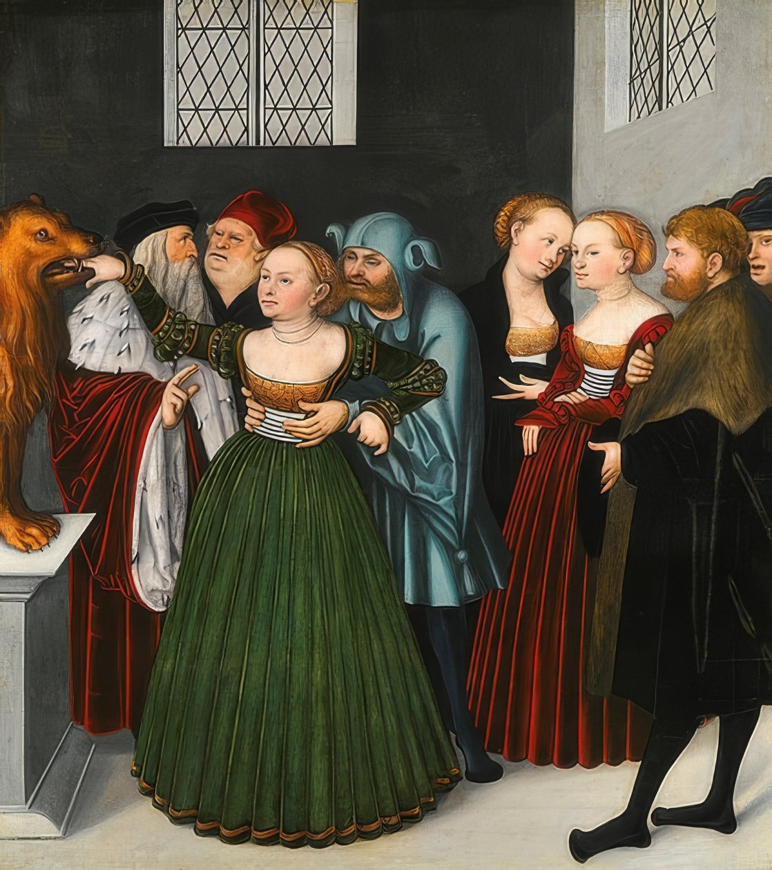 Die Bocca della Verità (Mund der Wahrheit). 1525-28 by Lucas Cranach the Elder