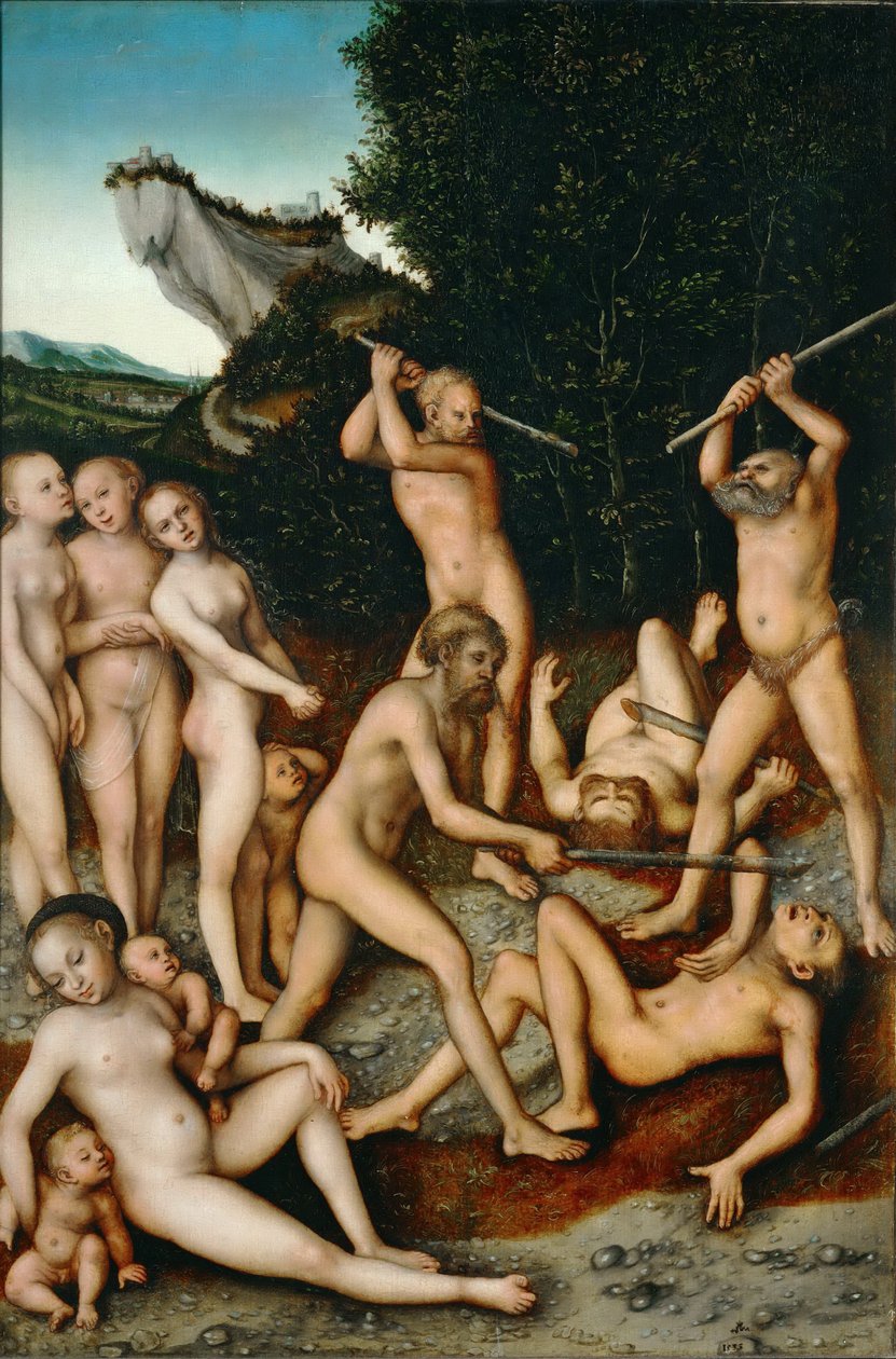 Kıskançlığın Meyveleri (Gümüş Çağı) by Lucas Cranach the Elder