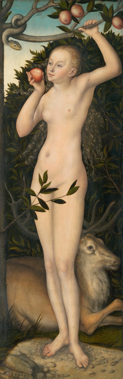 Havva, 153337. by Lucas Cranach the Elder