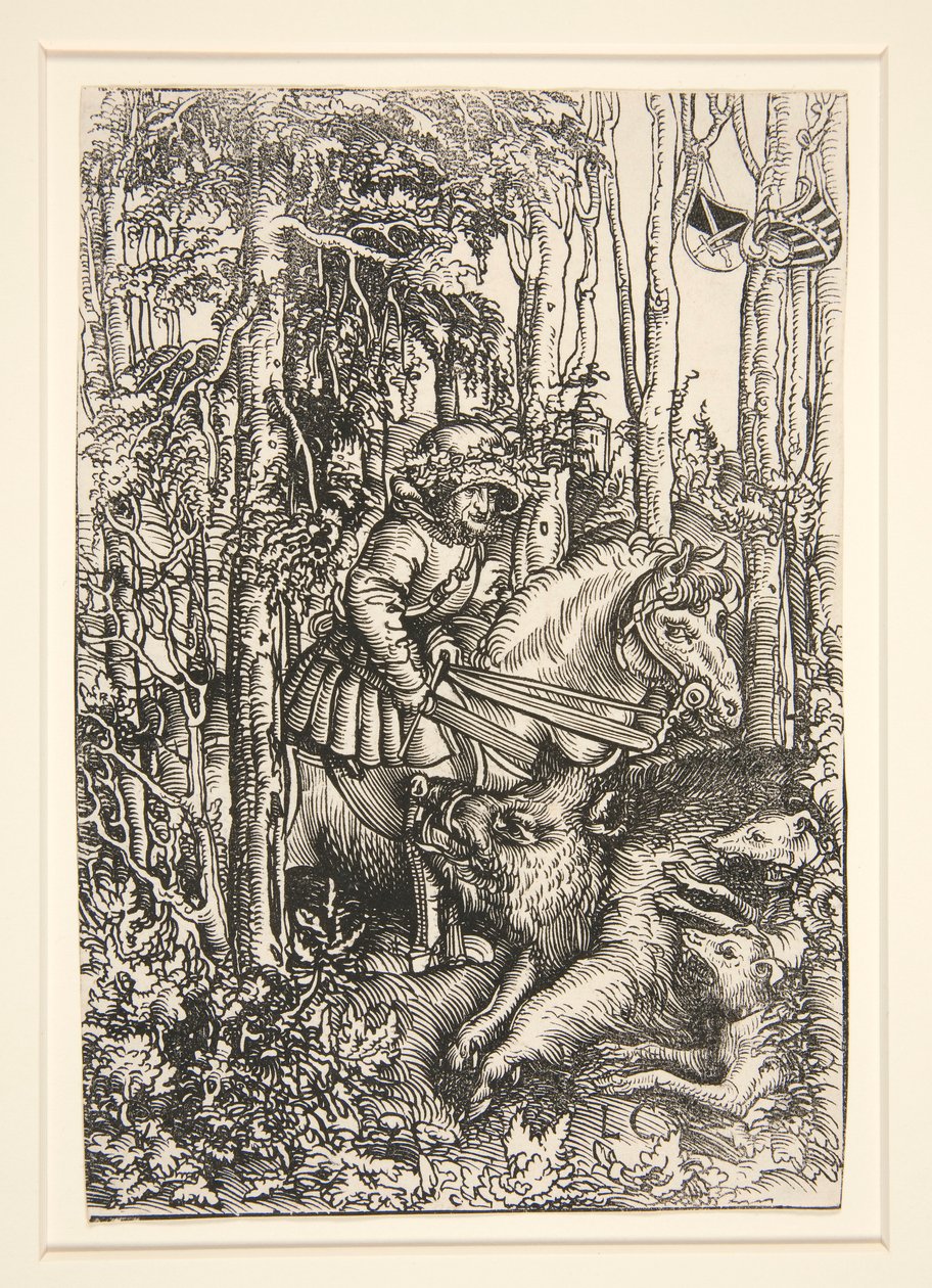 Yaban Domuzu Öldüren Avcı by Lucas Cranach the Elder