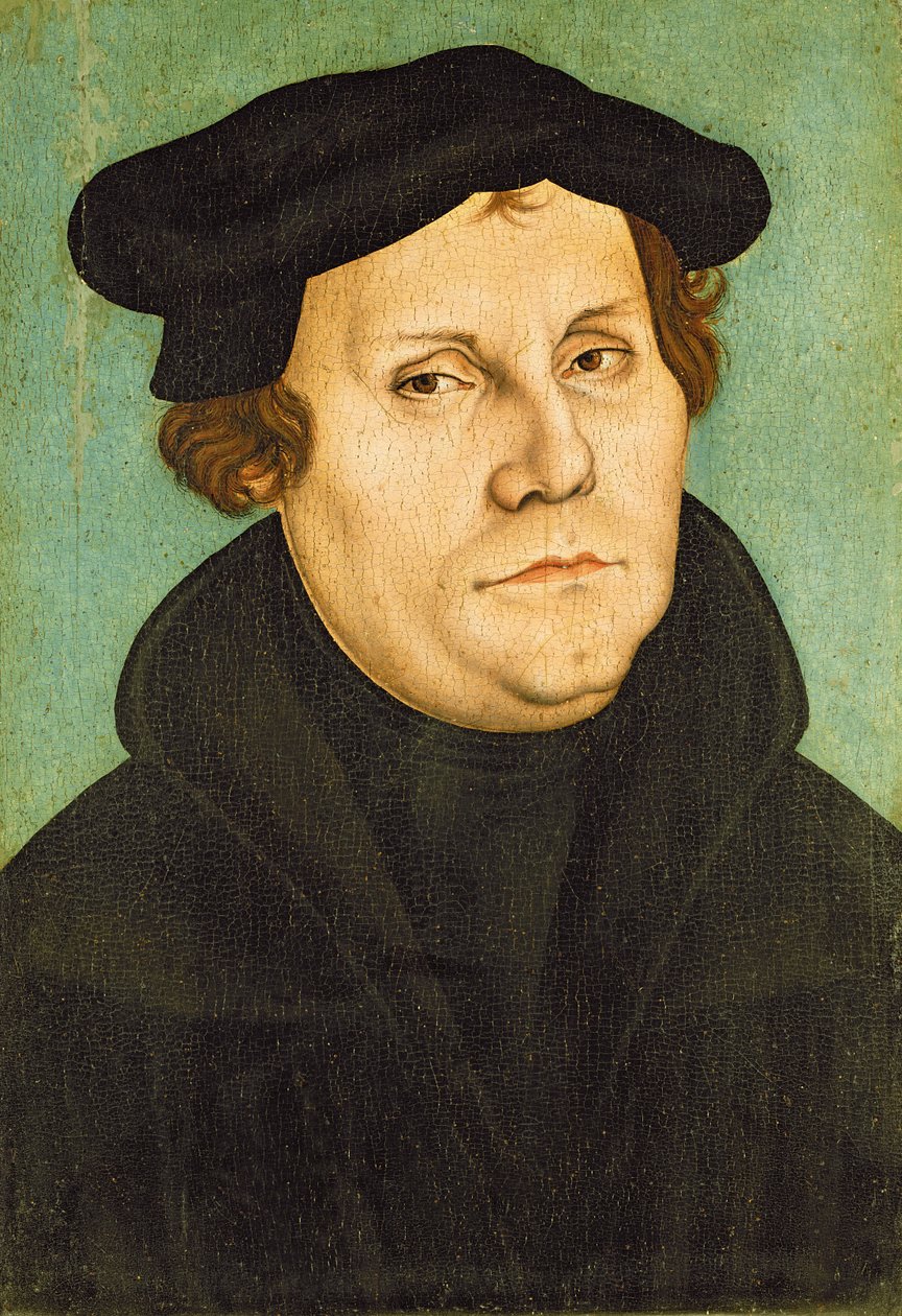 Profesör olarak Luther, 1529 by Lucas Cranach the Elder