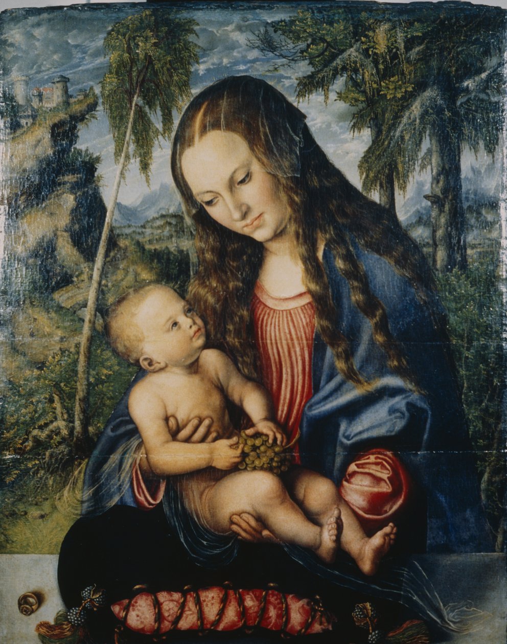 Köknar ağacının altında Madonna, c.1510 by Lucas Cranach the Elder