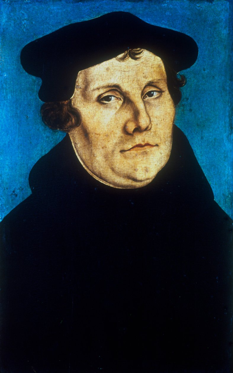 Martin Luther, Alman Protestan reformcu, c1529 by Lucas Cranach the Elder