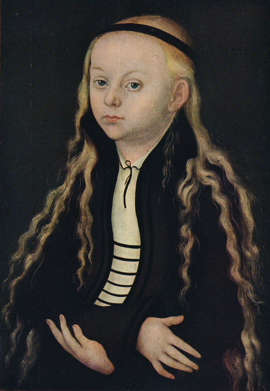 Bir Genç Kızın Portresi, 16. yüzyıl, 1939 by Lucas Cranach the Elder