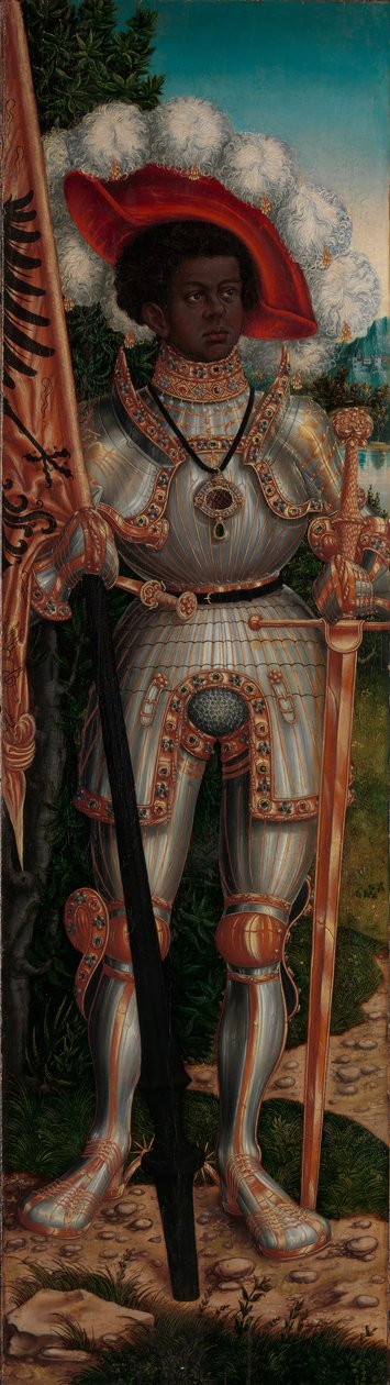Aziz Maurice, yaklaşık 1520-25. by Lucas Cranach the Elder
