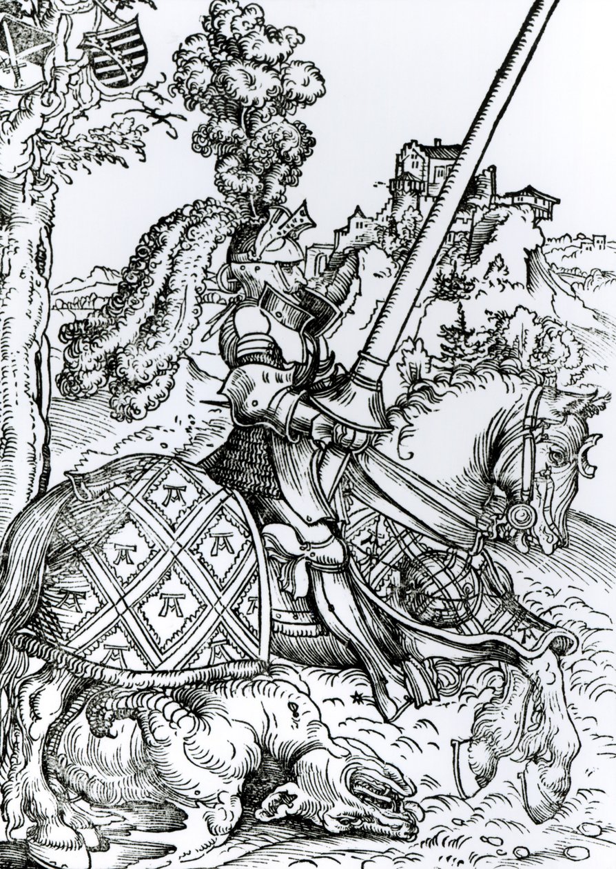 Atlı Aziz George, 1507 by Lucas Cranach the Elder